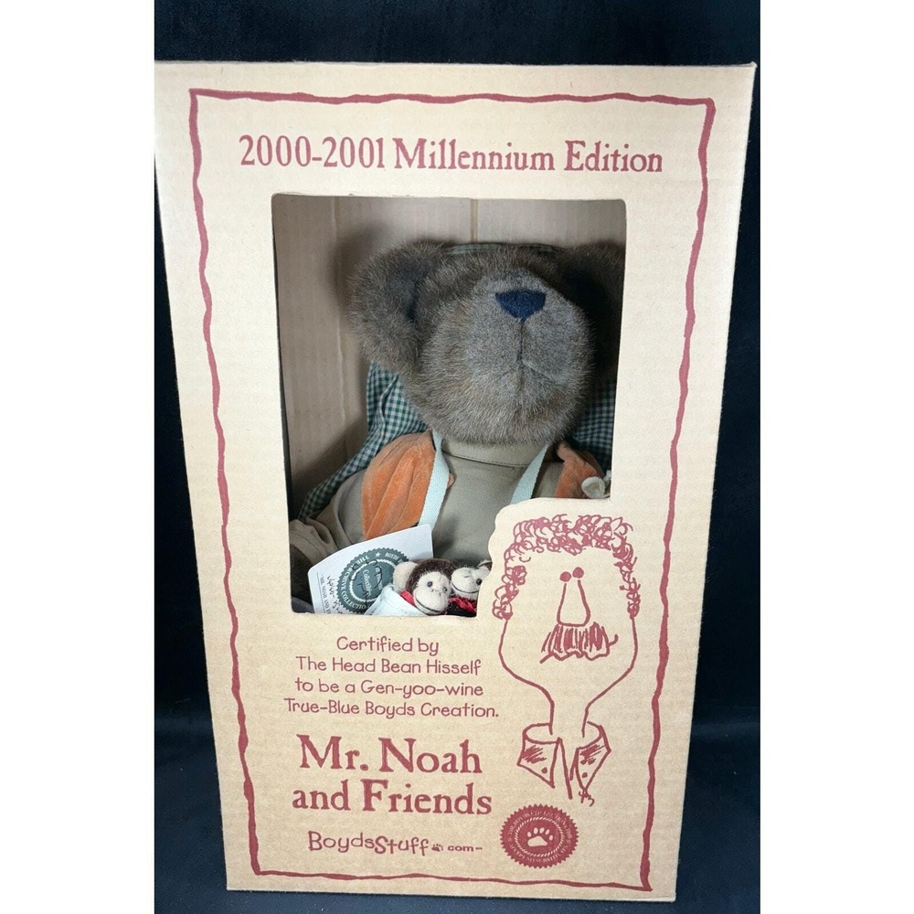Boyd's Stuff Bears MR NOAH AND FRIENDS 2000-2001 Millennium Edition‎ #900100